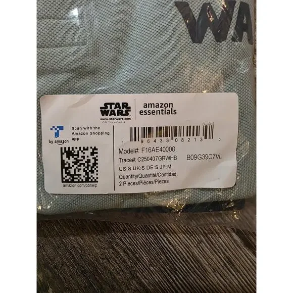 Star Wars Amazon Essentials Men's Polo Shirt 2-Pack Small Blue Green - Picture 12 of 12